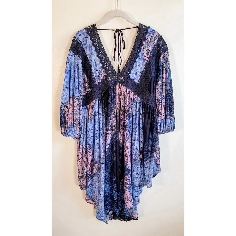 Free People Moon Child Lakeside Boho Tunic Dress - Picture 14 of 16